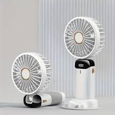 Portable Handheld Fan - Mini, Foldable, USB Rechargeable, Ldeal for Travel & Outdoor Activities