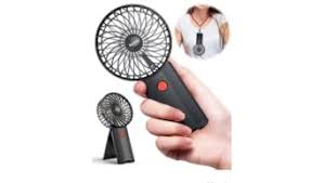 Portable Handheld Fan - Mini, Foldable, USB Rechargeable, Ldeal for Travel & Outdoor Activities